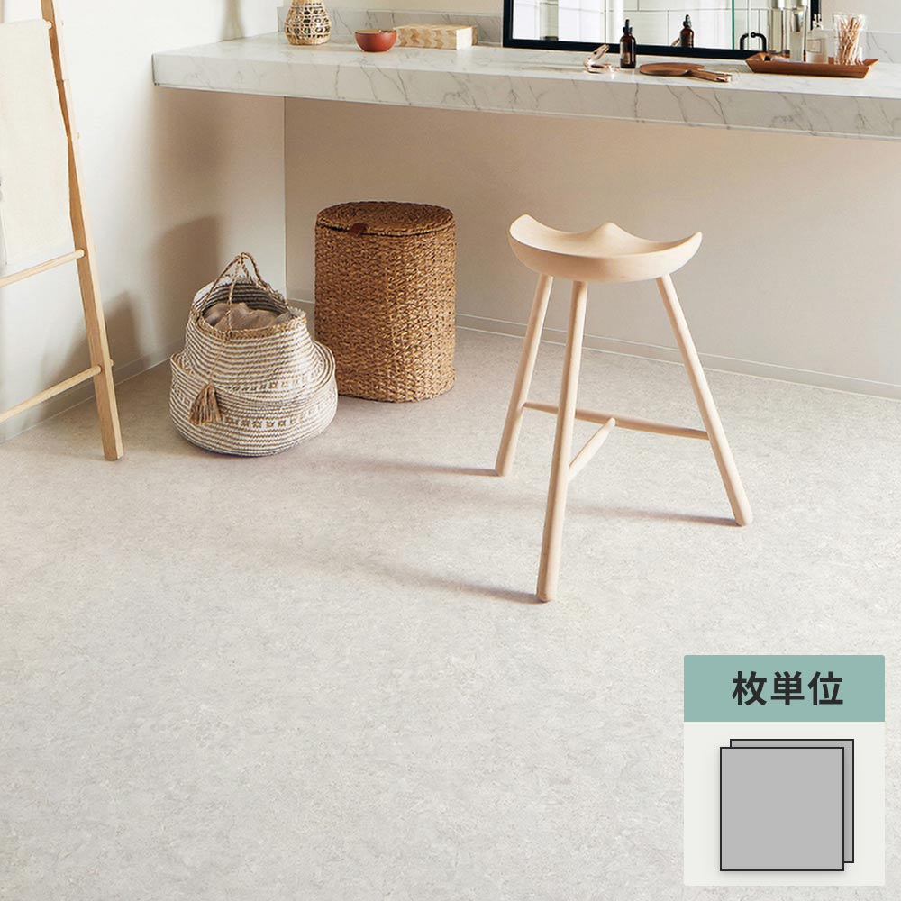 フロアタイル サンゲツ 大理石 カルモマーブル 【1枚単位で販売】 JK-2001