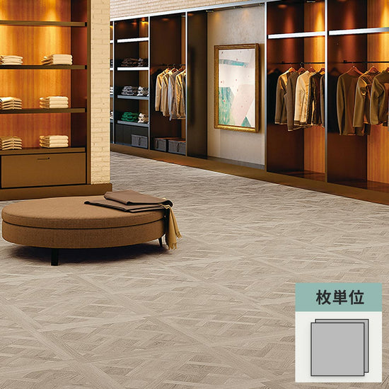 フロアタイル サンゲツ ウッド ドライパーケット 【1枚単位で販売】 WD-2120