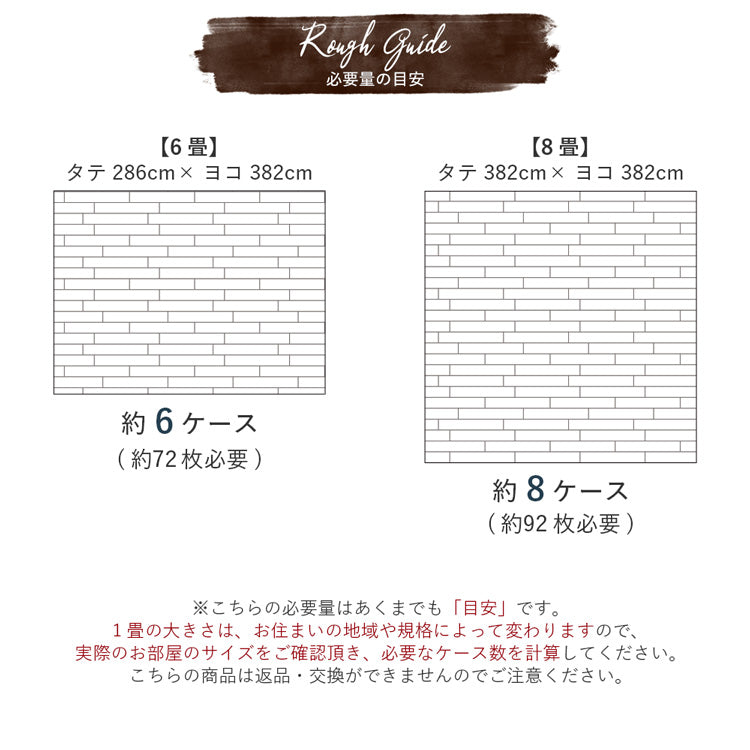 置くだけで敷ける ウッドフロア フロアタイル  オールドランバーシリーズ (1ケース販売) 【01】コテージオーク STTN-3112