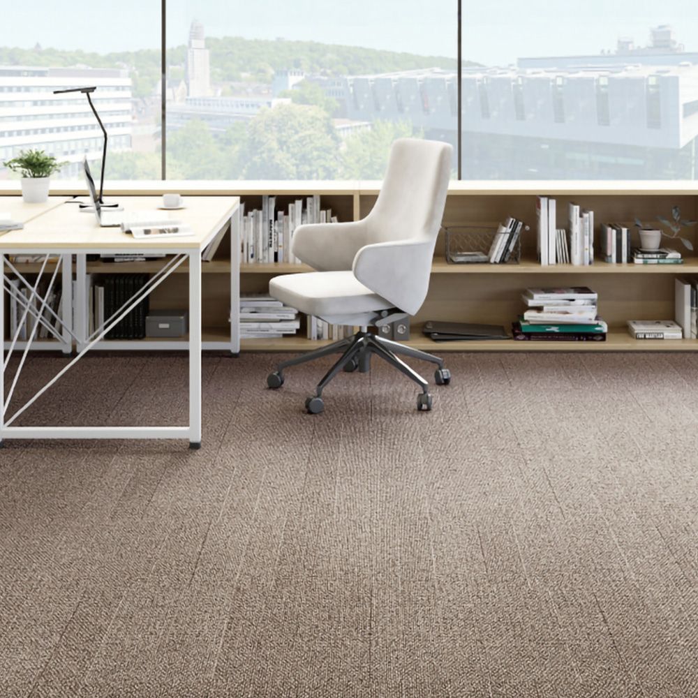 業務用タイルカーペット サンゲツ NT350 NT-3110シリーズ WAFFLE TEXTURE 【1ケース（20枚）単位】 NT-31102 のりなし 中歩行 制電 土足OK オフィス