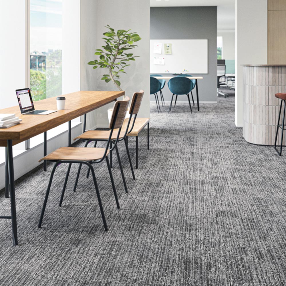 業務用タイルカーペット サンゲツ NT350 NT-3180シリーズ RUSTIC TEXTURE 【1ケース（20枚）単位】 NT-31801 のりなし 中歩行 制電 土足OK オフィス