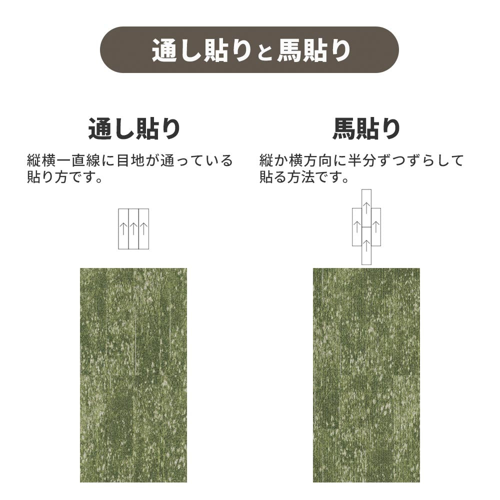 業務用タイルカーペット サンゲツ NT350 NT-3190シリーズ LAWN PLANK 【1ケース（16枚）単位】 NT-31901 のりなし 中歩行 制電 土足OK オフィス