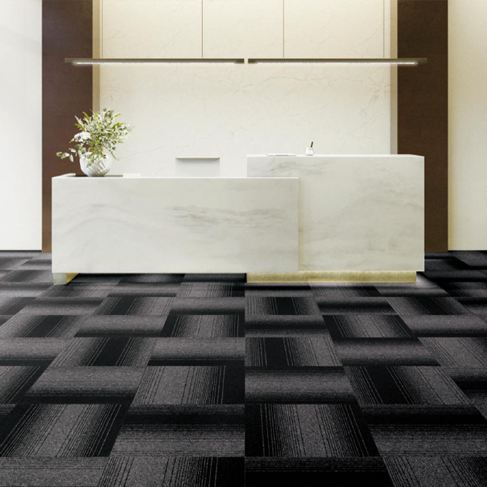 業務用タイルカーペット サンゲツ NT350 NT-350Gシリーズ GRADATION 【1枚単位】 NT-318G のりなし 中歩行 制電 土足OK オフィス