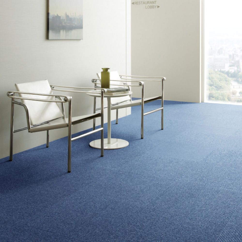 業務用タイルカーペット サンゲツ NT350 NT-350Lシリーズ LINE 【1枚単位】 NT-335L のりなし 中歩行 制電 土足OK オフィス