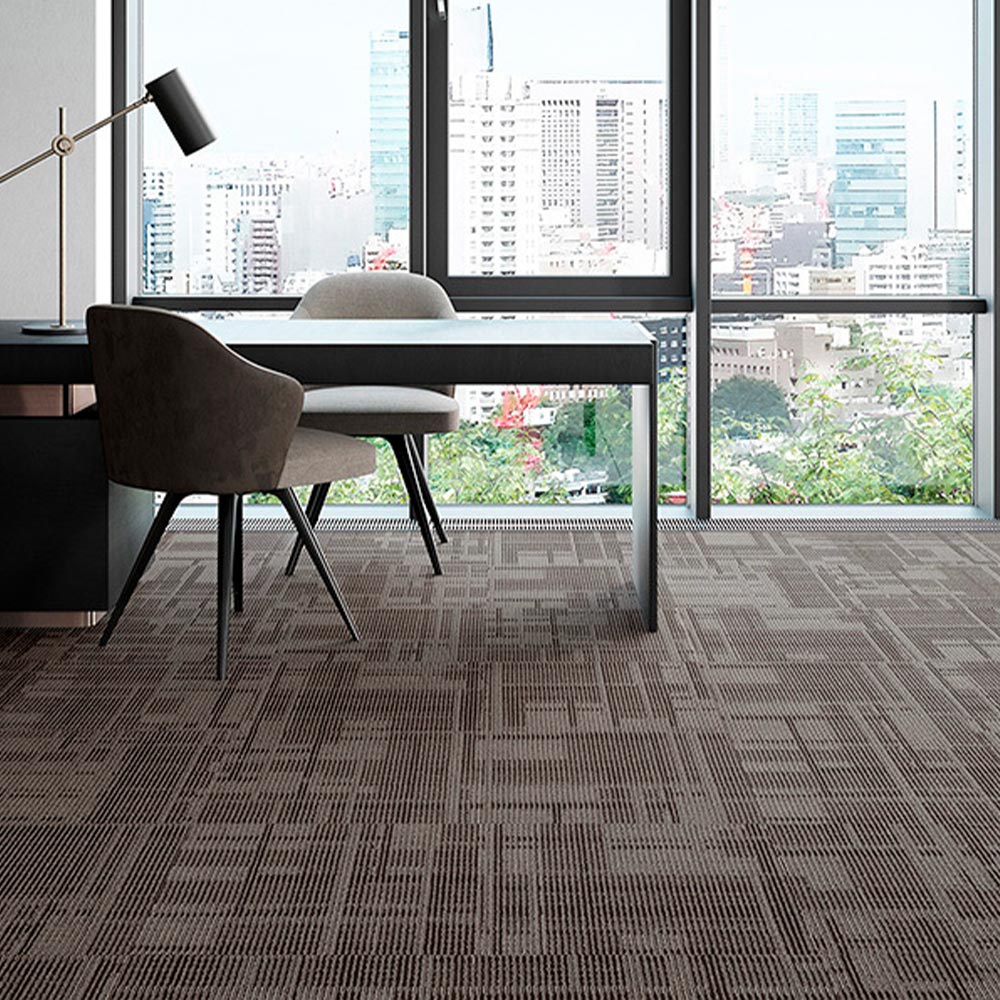 業務用タイルカーペット サンゲツ NT700 NTH-7010 F-ecoシリーズ DAY’SCAPE / SHADOW CONTRAST F シャドウコントラスト F 【1枚単位】 NTH-70102 のりなし 重歩行 制電 土足OK オフィス