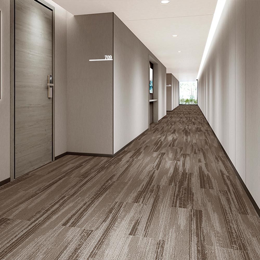 業務用タイルカーペット サンゲツ NT700 NTH-7020 F-ecoシリーズ WOODY PLANK F ウッディプランク F 【1枚単位】 NTH-70202 のりなし 重歩行 制電 土足OK オフィス