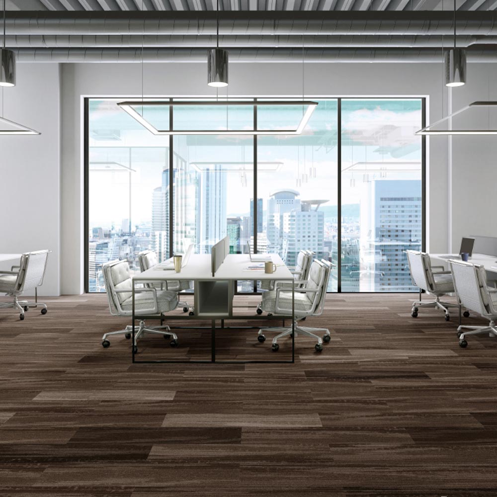 業務用タイルカーペット サンゲツ NT700 NTH-7020 F-ecoシリーズ WOODY PLANK F ウッディプランク F 【1枚単位】 NTH-70204 のりなし 重歩行 制電 土足OK オフィス