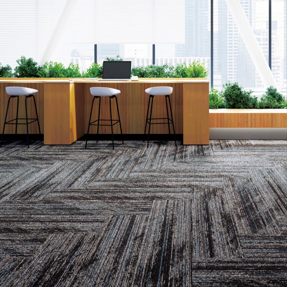 業務用タイルカーペット サンゲツ NT700 NTH-7040 F-ecoシリーズ OBLIQUE LIGHT PLANK F オブリークライトプランク F 【1枚単位】 NTH-70401 のりなし 重歩行 制電 土足OK オフィス