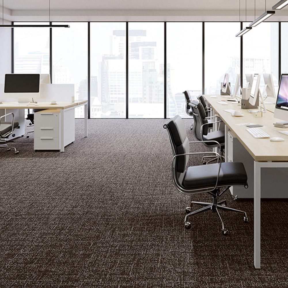 業務用タイルカーペット サンゲツ NT700 NTH-7060 D-ecoシリーズ DUNGAREE LAYERD D ダンガリー・レイヤード D 【1枚単位】 NTH-70605 のりなし 重歩行 制電 土足OK オフィス