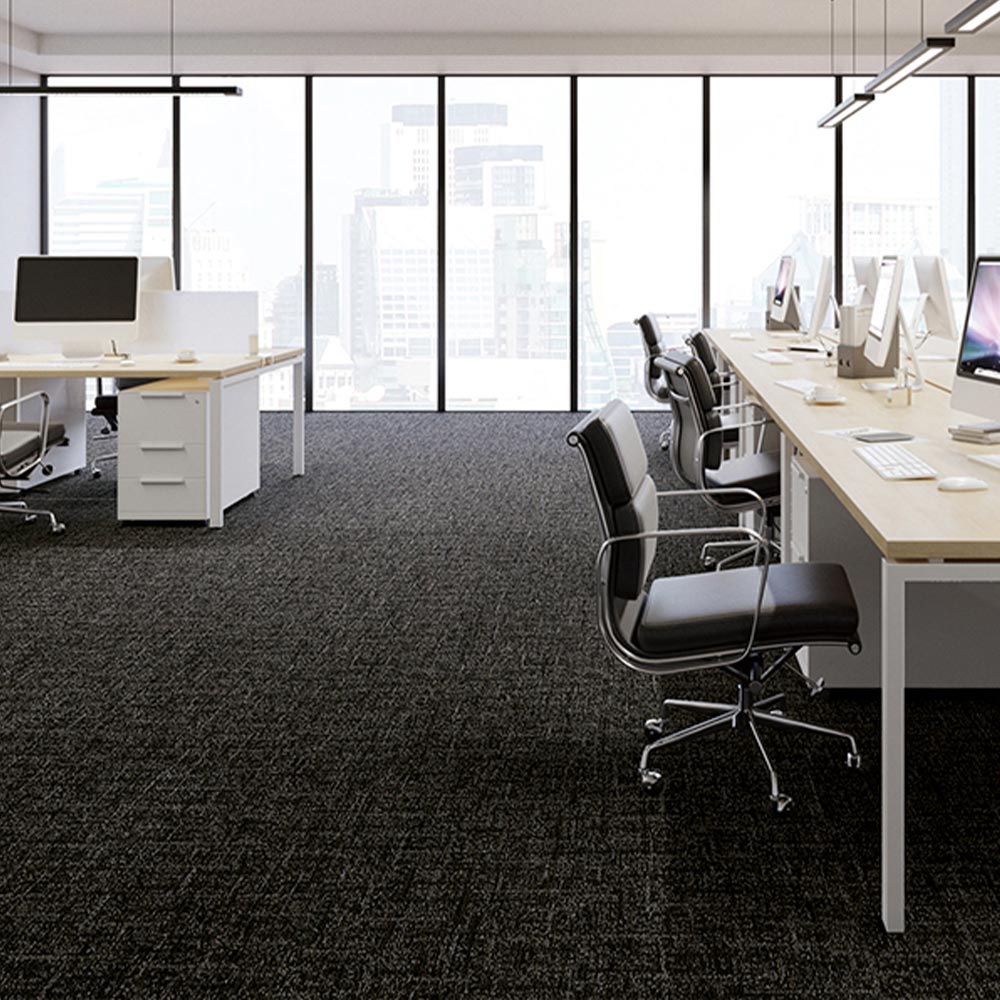 業務用タイルカーペット サンゲツ NT700 NTH-7060 D-ecoシリーズ DUNGAREE LAYERD D ダンガリー・レイヤード D 【1枚単位】 NTH-70606 のりなし 重歩行 制電 土足OK オフィス