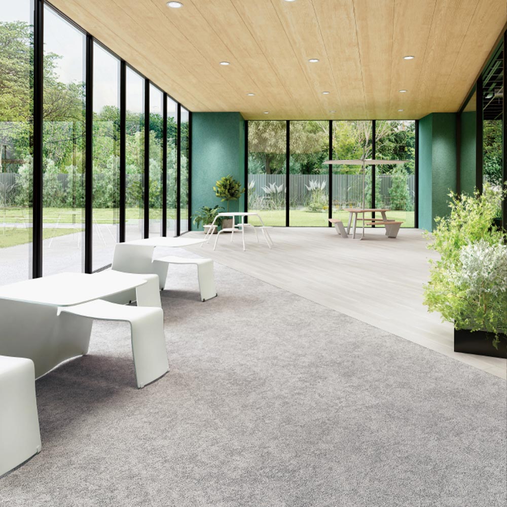 業務用タイルカーペット サンゲツ NT700 NTH-7160 F-ecoシリーズ TEXTURED MATERIAL F テクスチャードマテリアル F 【1ケース（20枚）単位】 NTH-71601 のりなし 重歩行 制電 土足OK オフィス