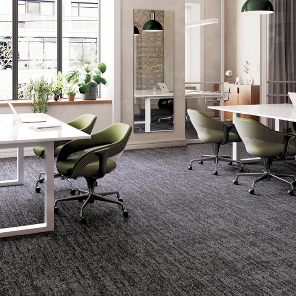 業務用タイルカーペット サンゲツ NT700 NTH-7180シリーズ WOVEN DOWNY ウーブン・ダウニー 【1枚単位】 NTH-71802 のりなし 重歩行 制電 土足OK オフィス