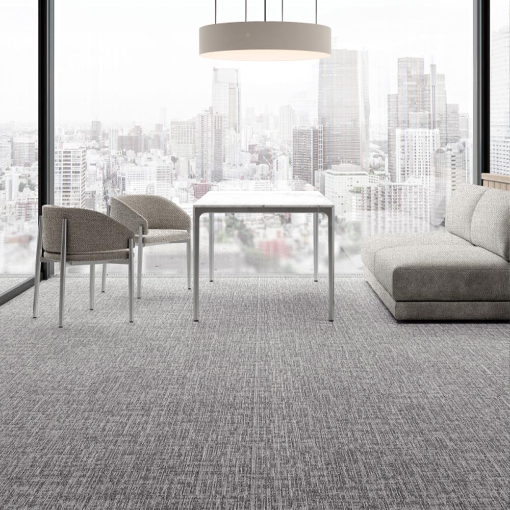 業務用タイルカーペット サンゲツ NT700 NTH-840シリーズ CHAMBRAY SQUARE シャンブレー・スクエア 【1枚単位】 NTH-84007 のりなし 重歩行 制電 土足OK オフィス