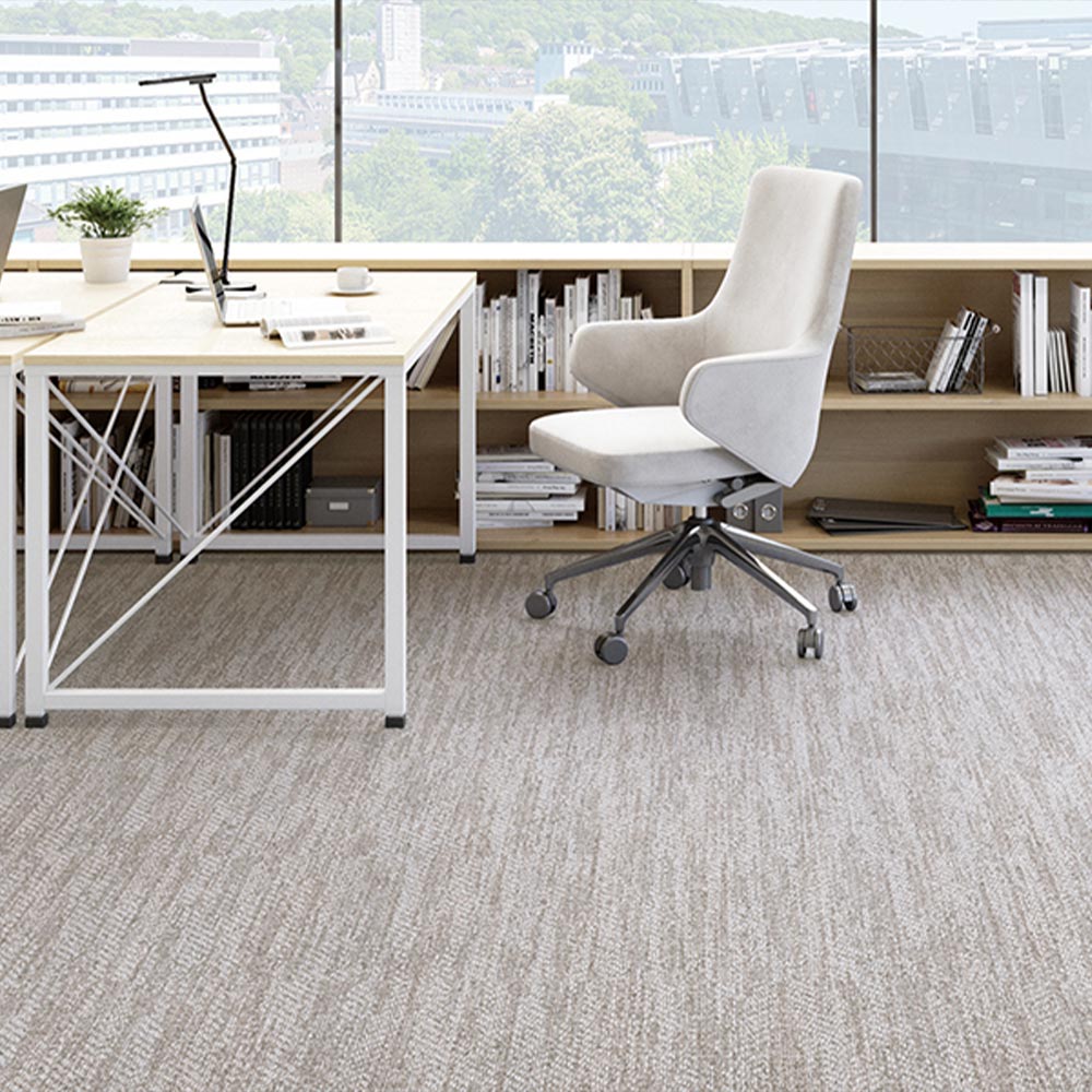 業務用タイルカーペット サンゲツ NT700 NTP-7080 D-ecoシリーズ CHIFFON PLAIN D シフォンプレーン D 【1枚単位】 NTP-70801 のりなし 重歩行 制電 土足OK オフィス