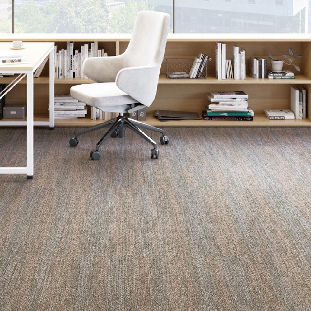 業務用タイルカーペット サンゲツ NT700 NTP-7080 D-ecoシリーズ CHIFFON PLAIN D シフォンプレーン D 【1枚単位】 NTP-70802 のりなし 重歩行 制電 土足OK オフィス