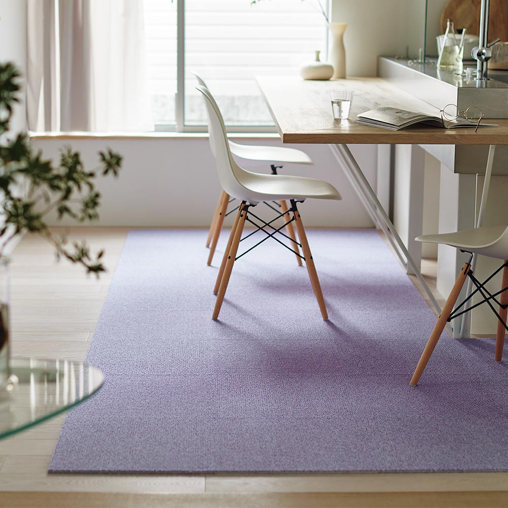 洗えるタイルカーペット 東リ ファブリックフロア アタック350NE リップルパレットネオ 【1ケース(10枚入)単位で販売】 AK3579 ふじ 吸着タイプ 床暖房対応 遮音