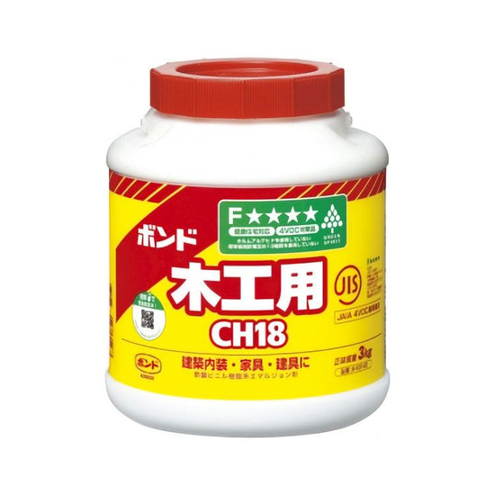 ボンド 接着剤CH18(木工用)コニシ3kg(約12平米分)(品番K:24-7541)