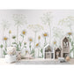 はがせるミューラル壁紙 のりなし KIKKI BELLE Dazzling Daisies White W13365