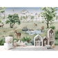 はがせるミューラル壁紙 のりなし KIKKI BELLE Deer Forest Summer W13308