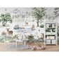 はがせるミューラル壁紙 のりなし KIKKI BELLE Deer Forest Winter W13309