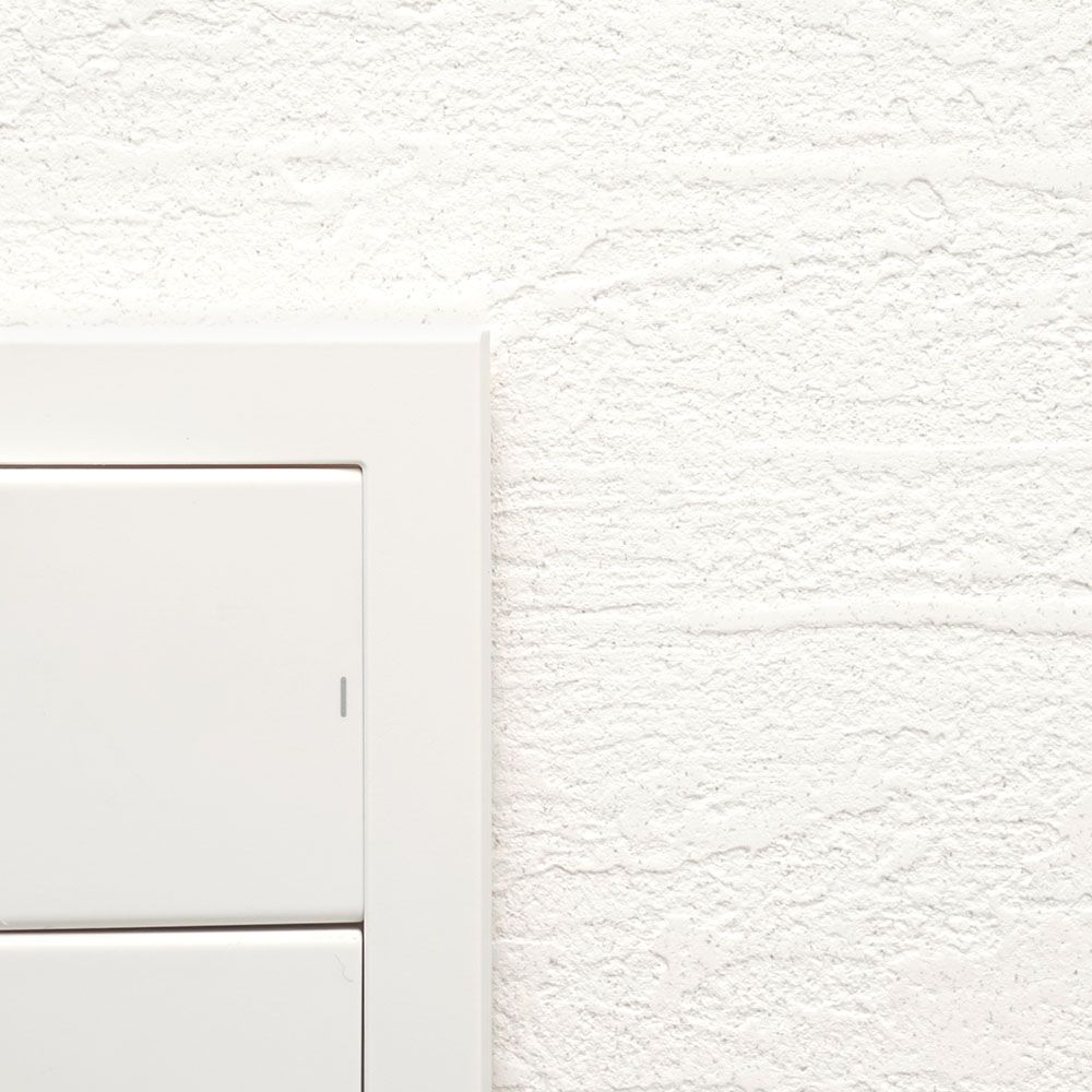 生のり付き【10m+施工道具セット】お買い得 国産壁紙 クロス / リリカラ / 白の塗り壁調 LB-9504