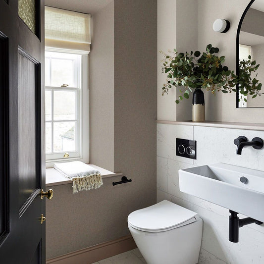 生のり付き【30mパック】お買い得 国産壁紙 クロス / リリカラ / ブラック・グレー LB-9568