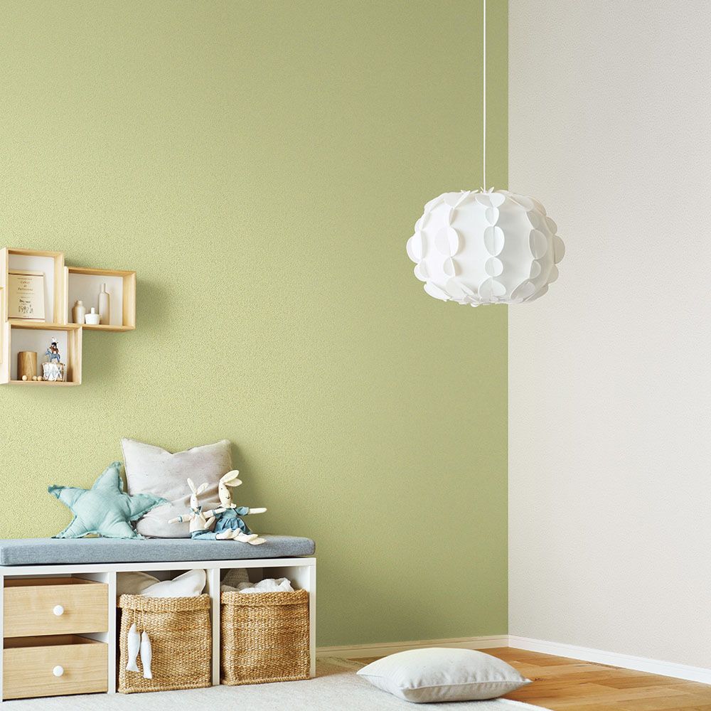 【サンプル】お買い得 国産壁紙 クロス / リリカラ / グリーン・イエロー LB-9573