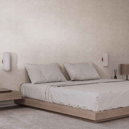 LL-6025 壁紙 のり付き クロス / リリカラ / ライト ベージュの無地【10m+施工道具セット】