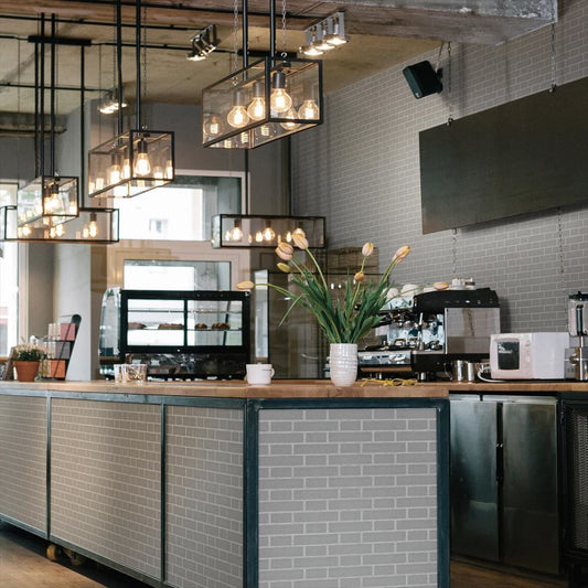 LL-6168 LV-2312 壁紙 のり付き クロス / リリカラ / ライト タイル柄【30mパック】