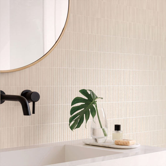 LL-6169 壁紙 のりなし クロス / リリカラ / ライト タイル柄【1m単位切り売り】