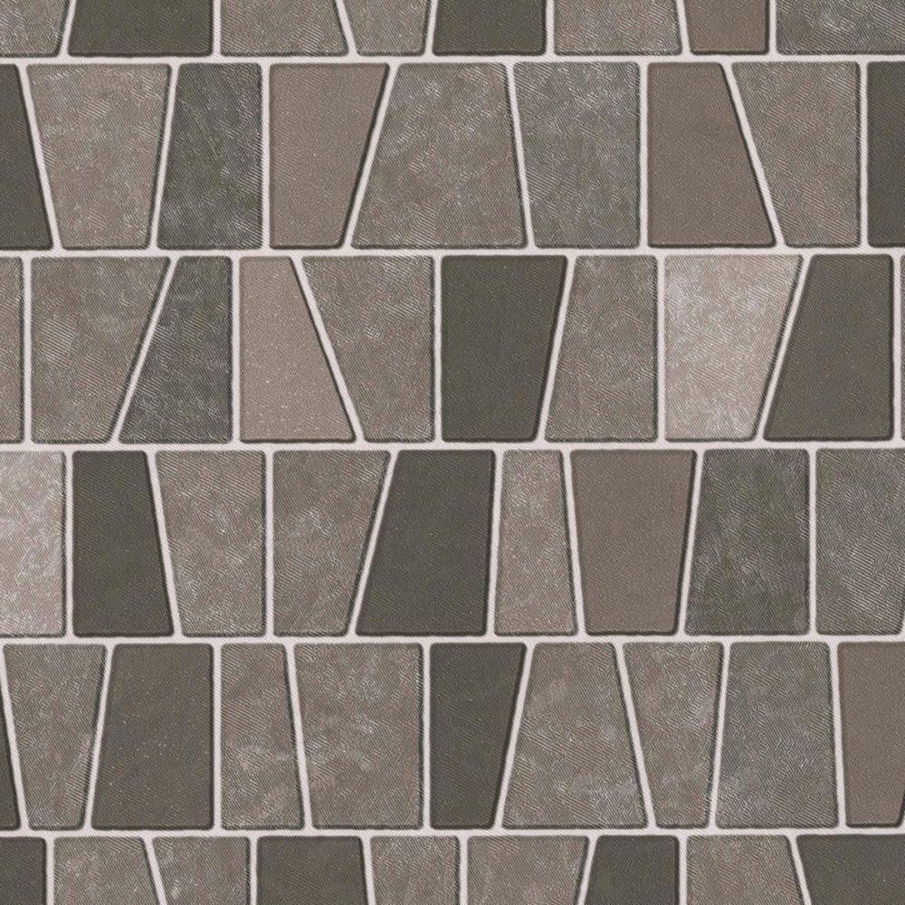 LL-6171 壁紙 のり付き クロス / リリカラ / ライト タイル柄【15mパック】