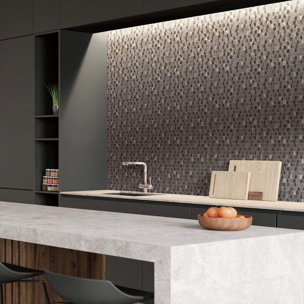 LL-6171 壁紙 のり付き クロス / リリカラ / ライト タイル柄【30mパック】