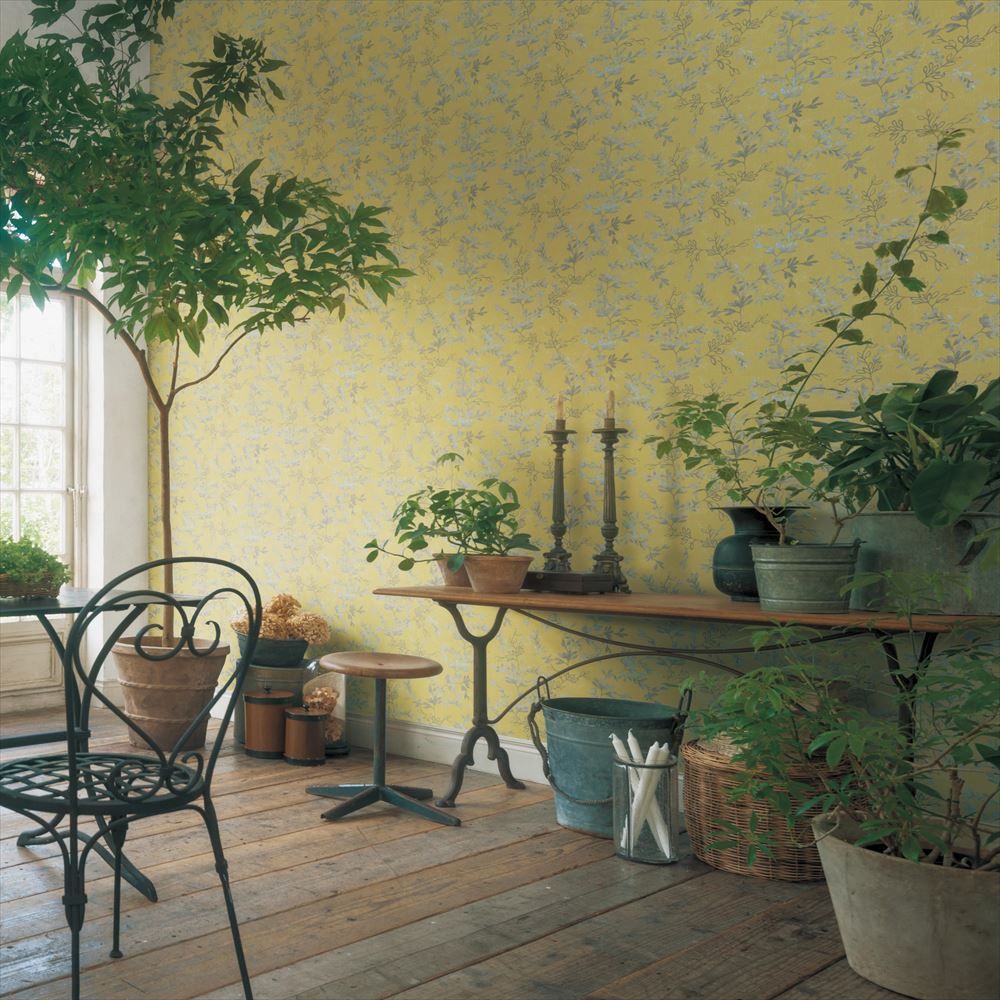 LL-6185 LW-322 壁紙 のり付き クロス / リリカラ / ライト 花柄【30mパック】