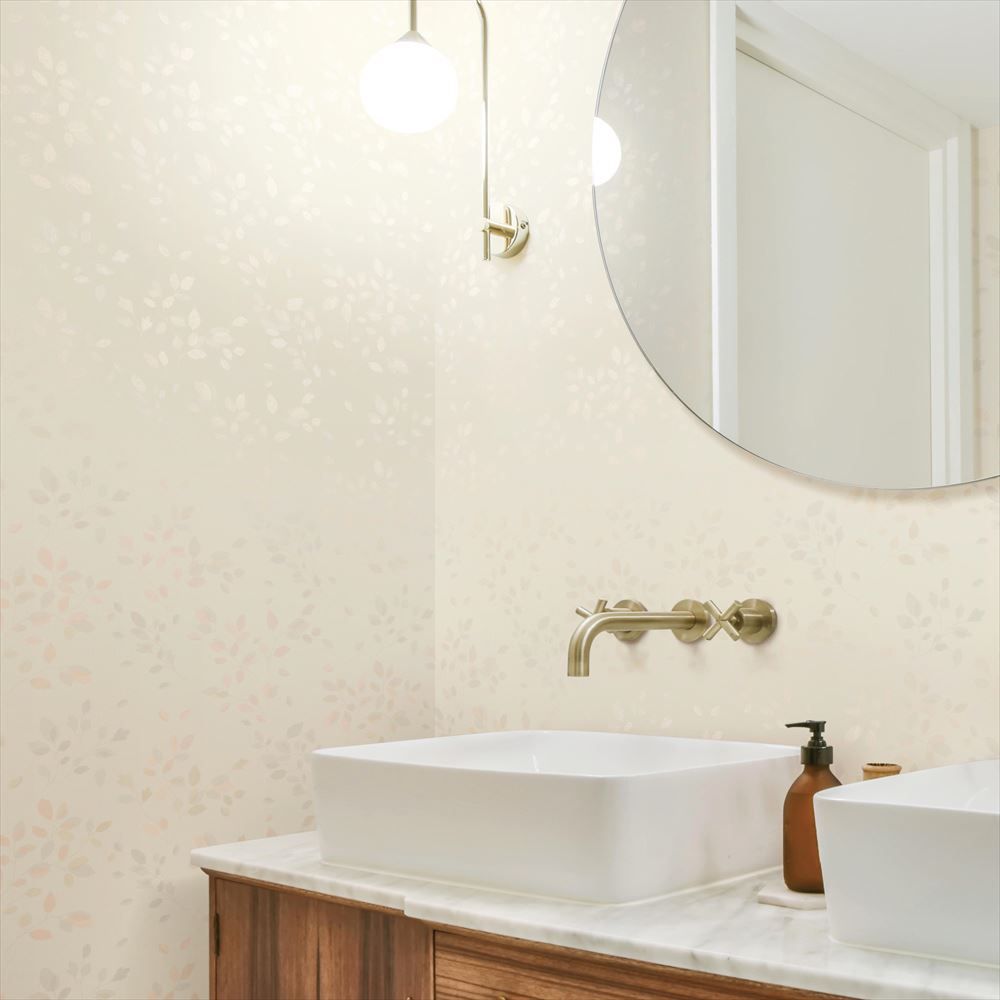 LL-6188 LV-2383 壁紙 のり付き クロス / リリカラ / ライト ボタニカル【10m+施工道具セット】