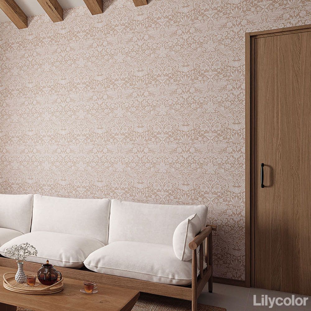 LL-6287 壁紙 のり付き クロス / リリカラ / ライト ウィリアム・モリス【10m+施工道具セット】