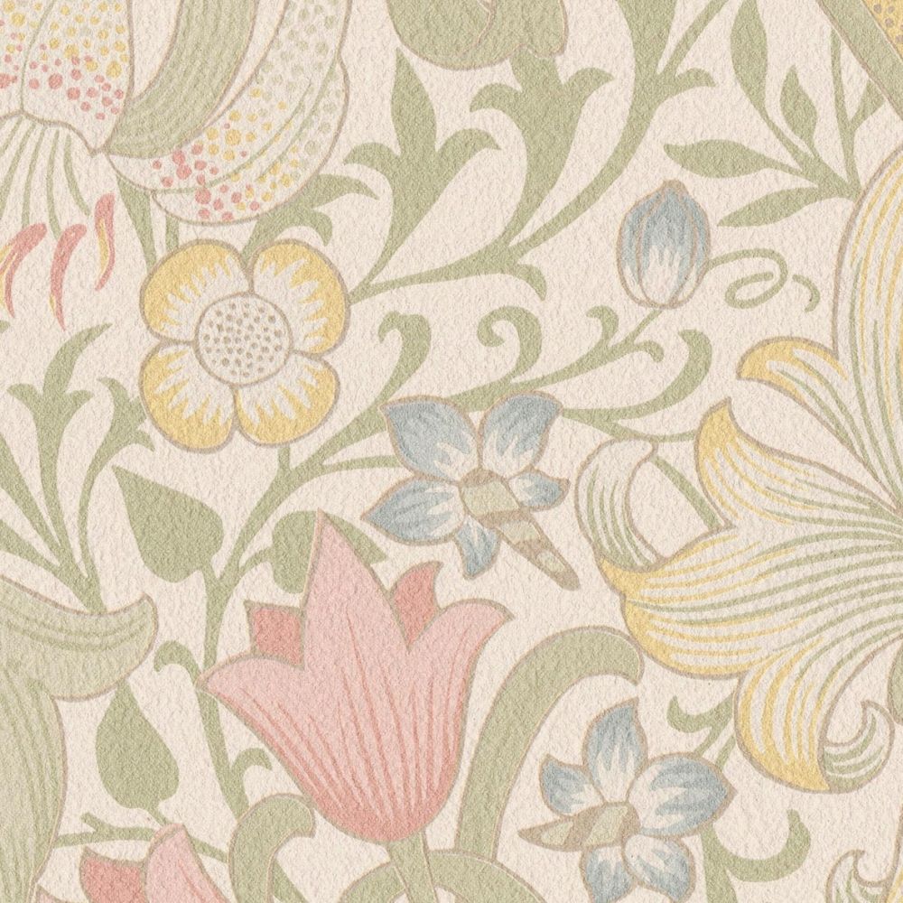 LL-6293 壁紙 のりなし クロス / リリカラ / ライト ウィリアム・モリス【1m単位切り売り】