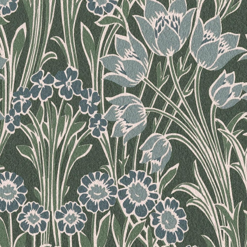 LL-6297 壁紙 のり付き クロス / リリカラ / ライト ウィリアム・モリス【15m+施工道具セット】