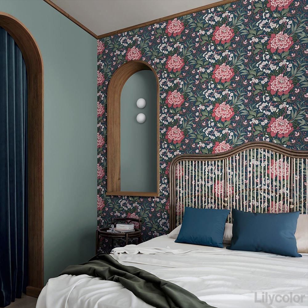 LL-6299 壁紙 のり付き クロス / リリカラ / ライト ウィリアム・モリス【15mパック】