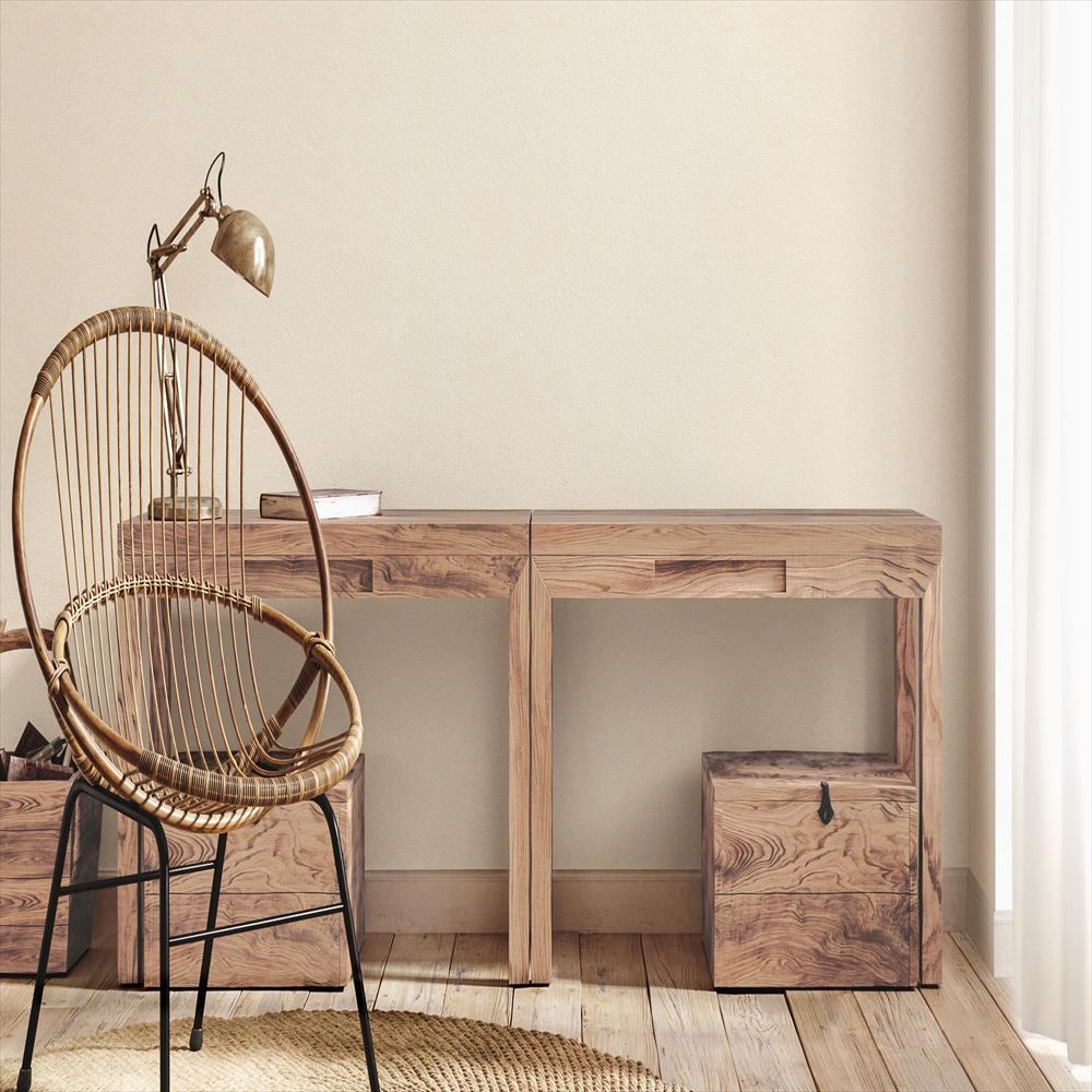 LL-6326 LV-2205 壁紙 のりなし クロス / リリカラ / ライト ベージュの無地【1m単位切り売り】