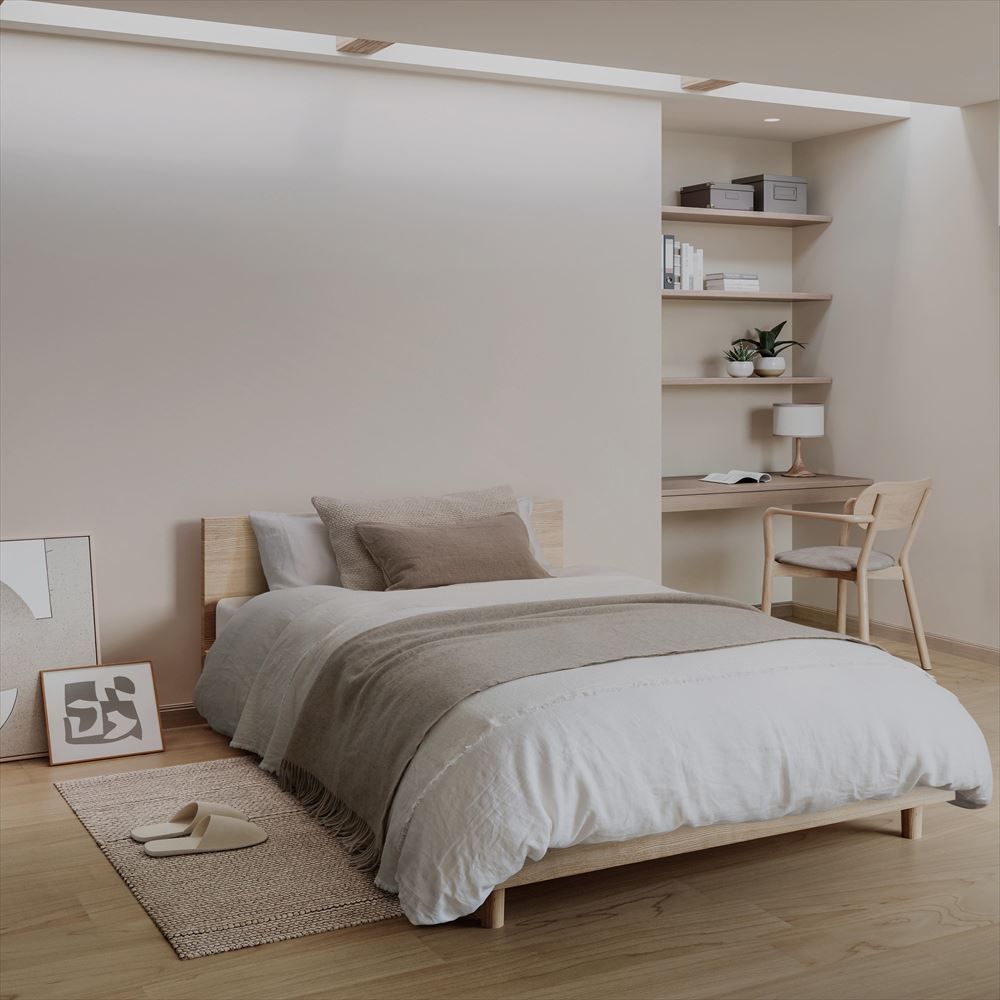 LL-6360 LW-658 壁紙 のり付き クロス / リリカラ / ライト ベージュの無地【10mパック】