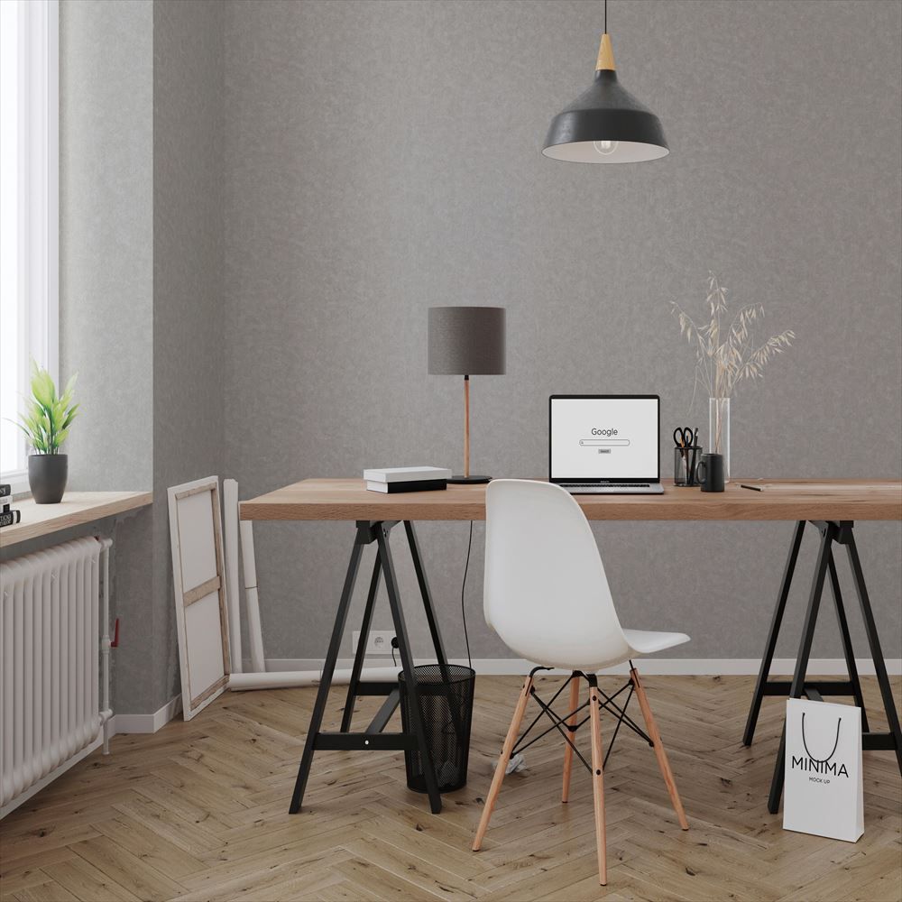 LL-6417 LV-2162 壁紙 のり付き クロス / リリカラ / ライト グレーの無地【30m+施工道具セット】