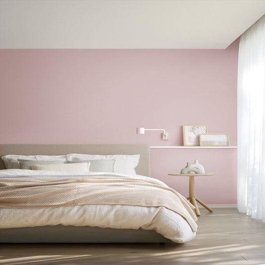 LL-6433 LV-2090 壁紙 のり付き クロス / リリカラ / ライト ピンクの無地【10m+施工道具セット】