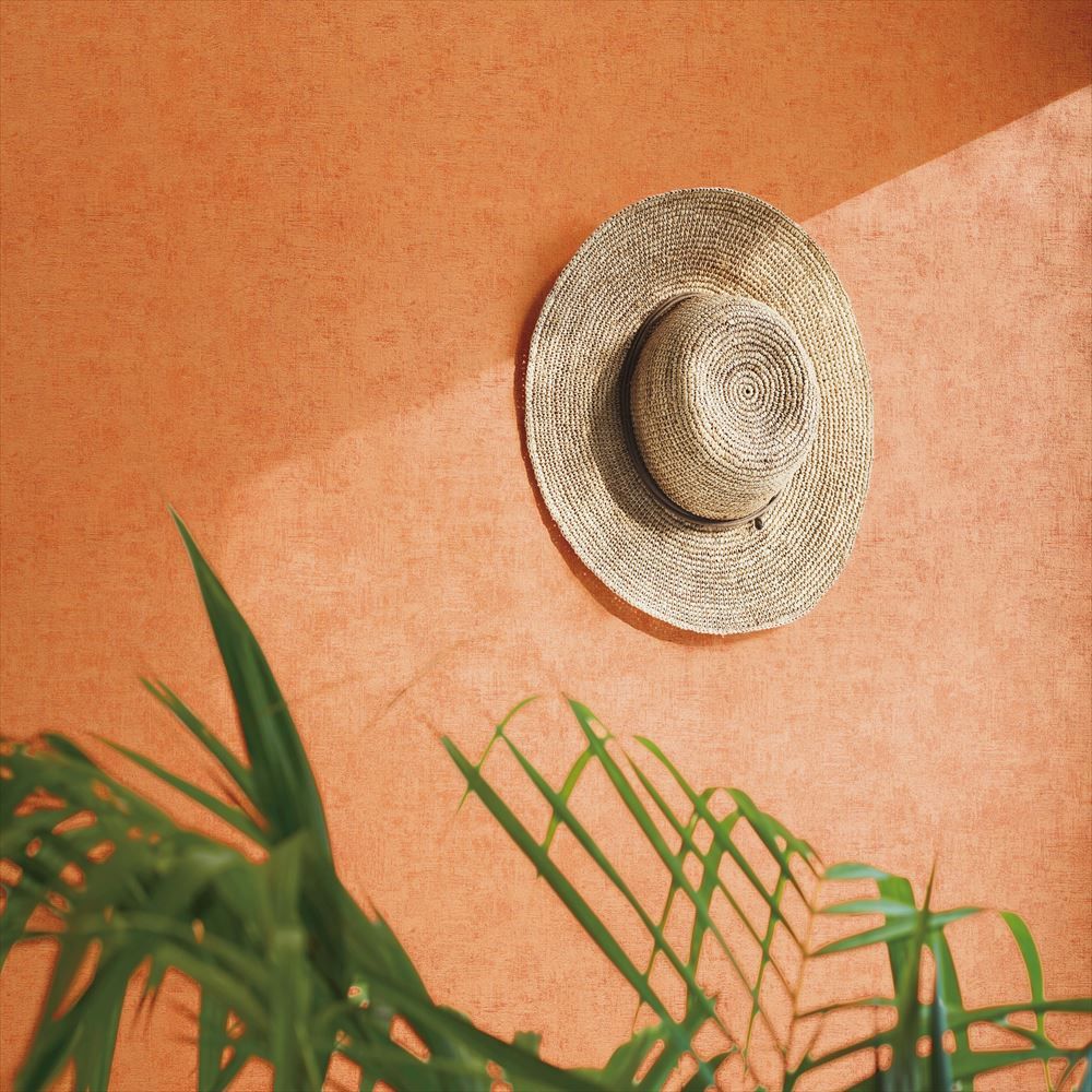 LL-6462 壁紙 のり付き クロス / リリカラ / ライト オレンジの無地【10mパック】