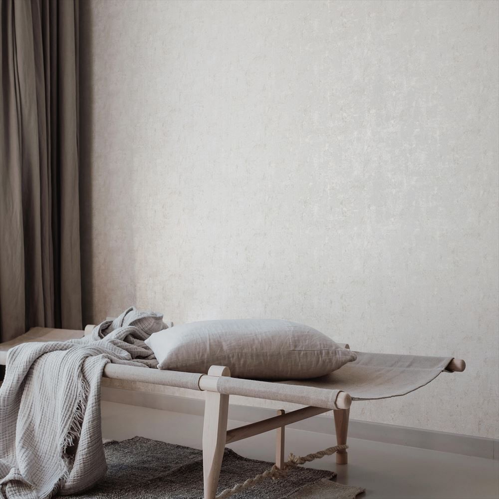 LL-6465 壁紙 のりなし クロス / リリカラ / ライト ホワイトの無地【1m単位切り売り】