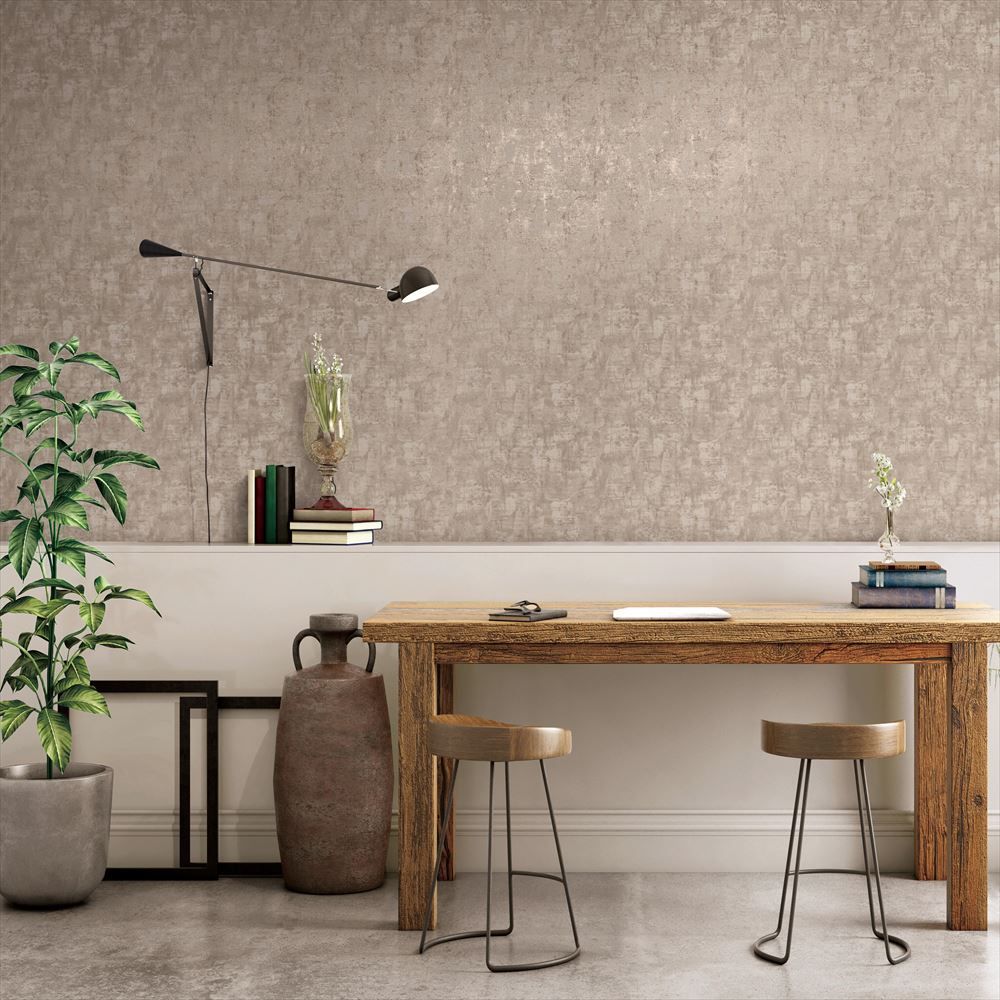 LL-6467 壁紙 のり付き クロス / リリカラ / ライト ベージュの無地【10mパック】