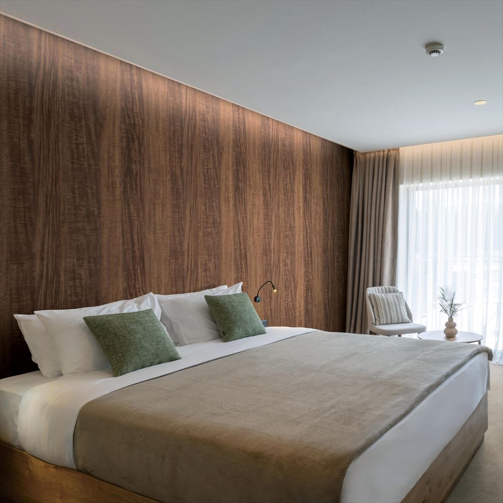 LLA-6077 壁紙 のりなし クロス / リリカラ / ライト ダーク木目【サンプル】