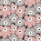 はがせる 壁紙 シール 「marimekko × NU WALLPAPER」Pink Pieni Unikko Peel and Stick Wallpaper / MKS4491