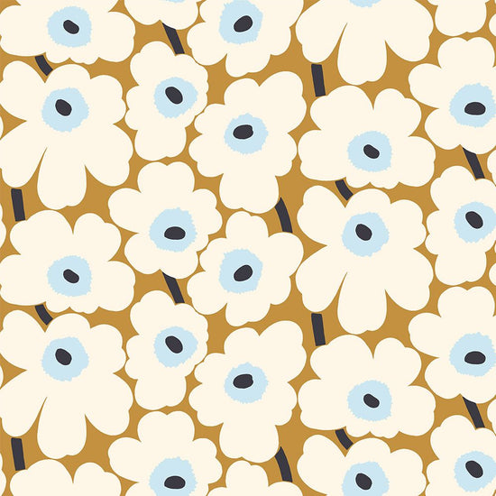 【サンプル】はがせる 壁紙 シール 「marimekko × NU WALLPAPER」Beige Pieni Unikko Peel and Stick Wallpaper / MKS4495