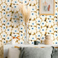 はがせる 壁紙 シール 「marimekko × NU WALLPAPER」Beige Pieni Unikko Peel and Stick Wallpaper / MKS4495