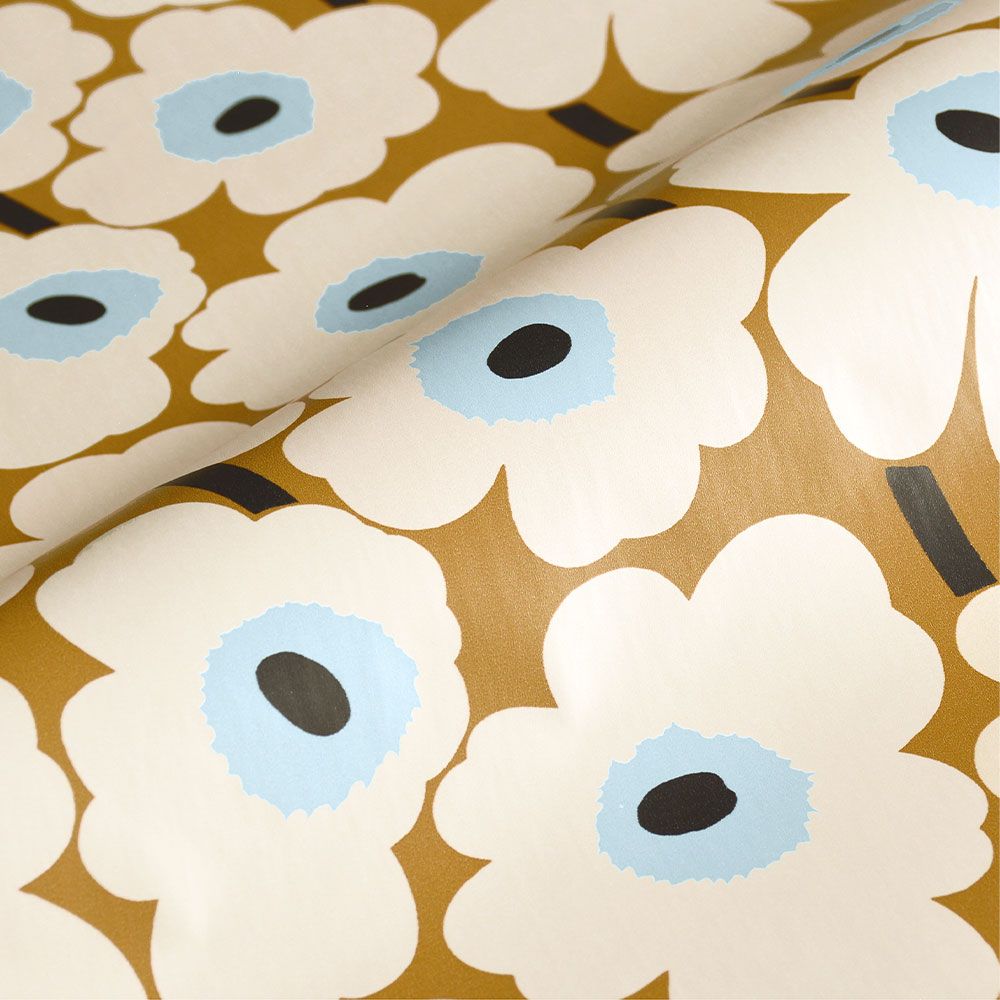 はがせる 壁紙 シール 「marimekko × NU WALLPAPER」Beige Pieni Unikko Peel and Stick Wallpaper / MKS4495